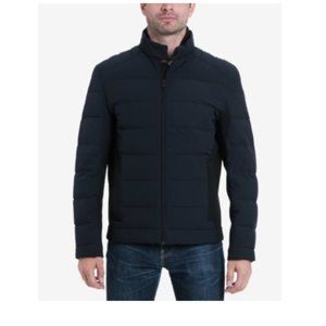 NWT Michael Kors Mens Jacket Navy Blue Size XL Puffer Full-Zip Essex $260 P0002